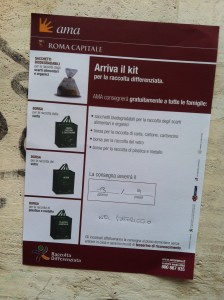 Programma raccolta stradale AMA a Marconi