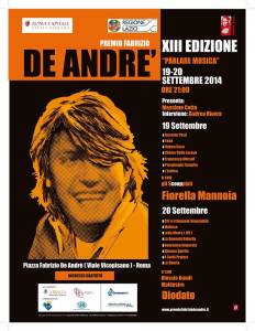 Premio De Andrè 19-20 settembre 2014